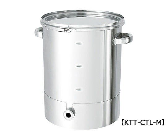 日東金属実業 片テーパー型密閉入れもの 目盛付 ダンス楽隊式 65L 1個 KTT-CTL-M-43