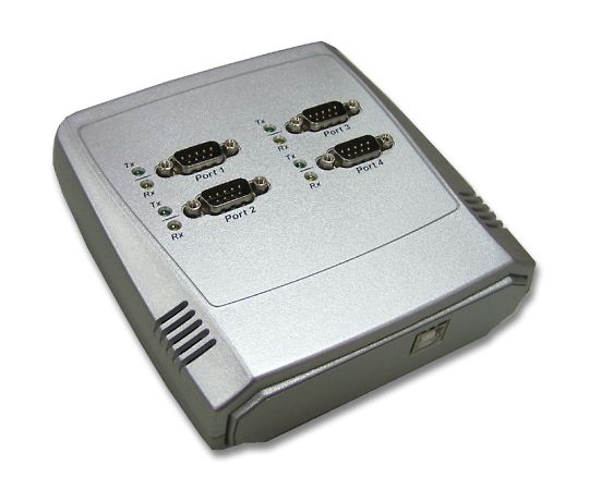 ラインアイ USB/シリアル変換器　4ポート 1式 USB-4COM