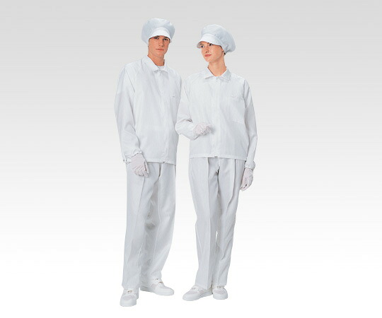 【おまとめお得な２個セット】無塵衣ＡＳ２４９Ｃ（男女兼用上衣）Ｍ　【アズワン】｜Shop de clinic店