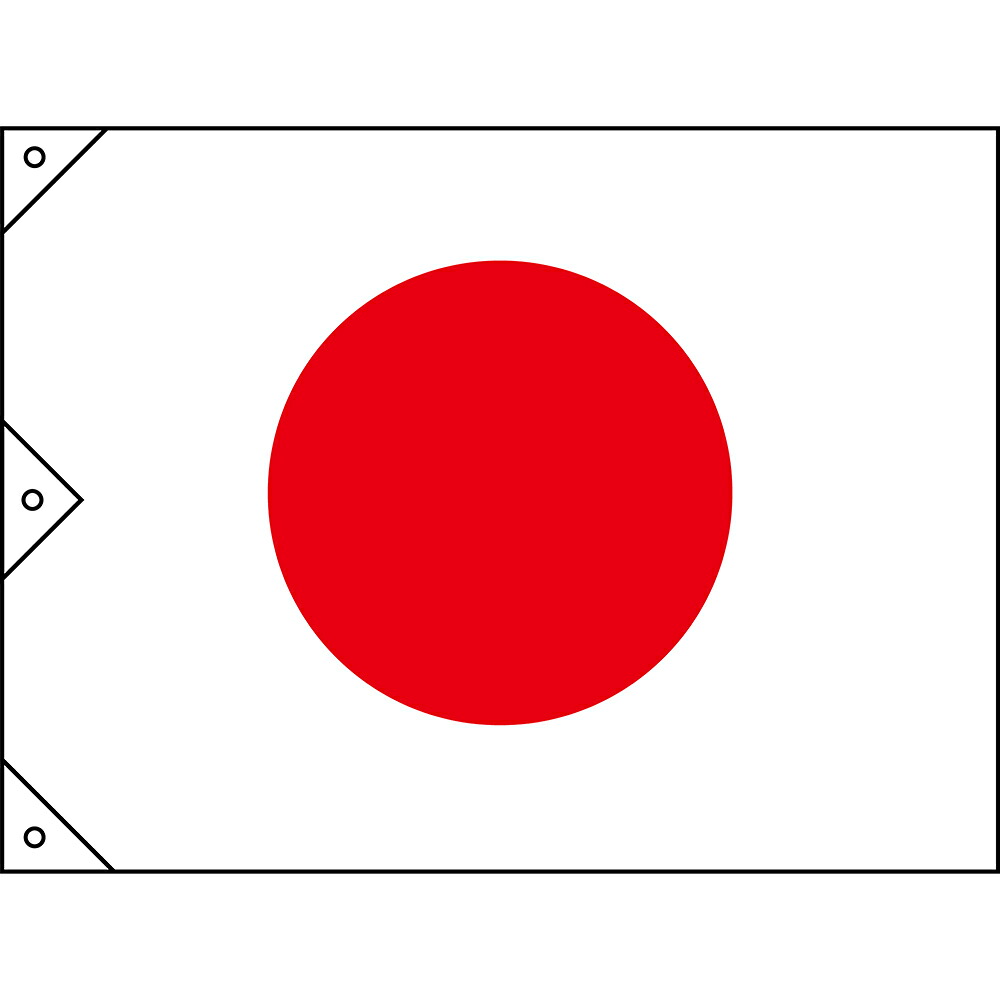 店内全品ポイント5倍★要エントリー★日本緑十字社 旗　日章旗（特大） 250040 1枚｜Shop de clinic店 9,922円