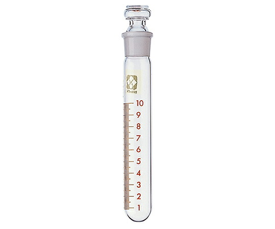 柴田科学 共通摺合共栓遠心沈殿管 丸底形 平栓付 目盛付 10mL 1箱（10個入） 010280-15107A