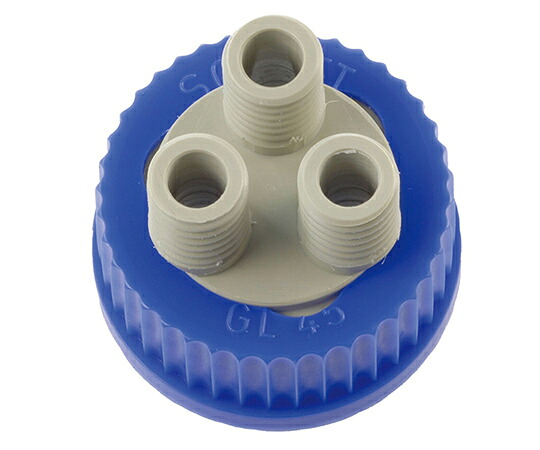DWK Life Sciences ねじ口びん3ポートキャップ 017270-2A 1パック(2個入)