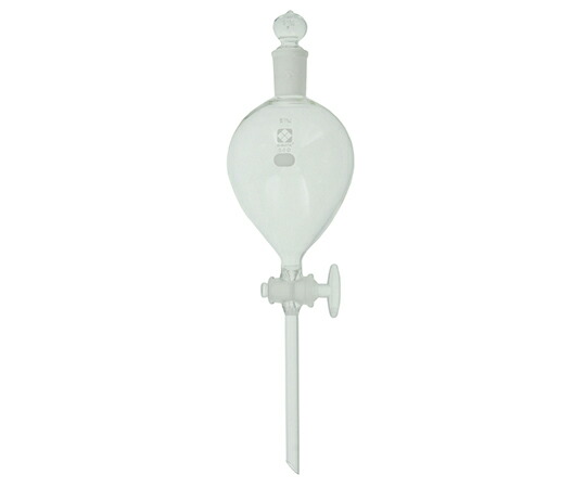 店内全品ポイント5倍★要エントリー★柴田科学 分液ロート　ガラスコック付　500mL 014210-500｜Shop de clinic店