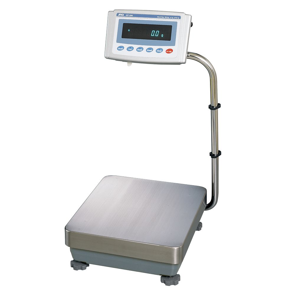 エー・アンド・デイ 校正用分銅内蔵型重量級天びん GPシリーズ ひょう量:31kg 最小表示:0.1g GP-30K