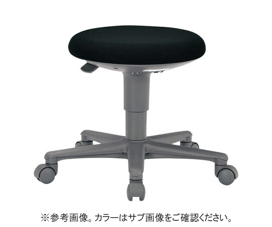アイコ チェア 背なしタイプ ブラック 布張り 1個 OA-200(FG3)BK