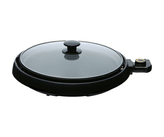 アイリスオーヤマ 丸型ホットプレート ブラック 455×385×128mm 1個 IHP-C320-B 4,896円