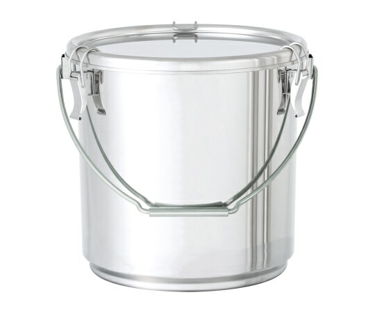 日東金属工業 PTFEパッキン付テーパー型積み重ね式吊り下げ密閉容器 10L 1個 TP-CTB-STA-PTFE-24