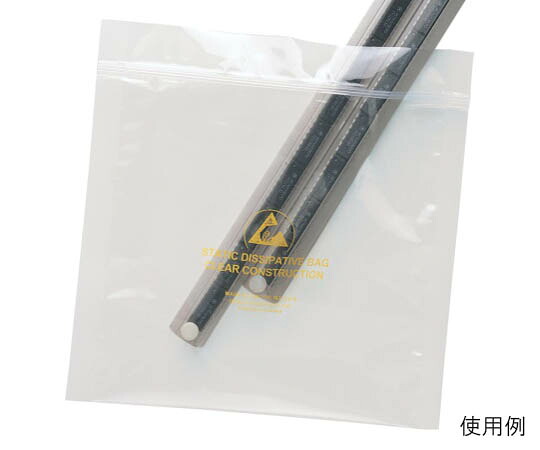 DESCO 静電気拡散性ESDバッグ 透明 203mm×254mm 1箱 13882