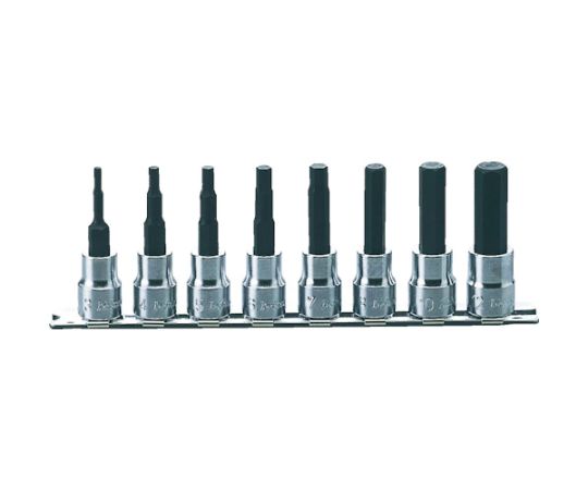 山下工業研究所 ヘックスビットソケットセット　差込角9.5mm 1セット RS3010M/8-L62