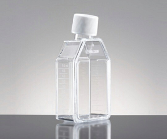 Corning（Falcon） ノントリートメントタイプ フラスコ 70mL プラグシールキャップ スラントネック 1ケース(20個×10パック入) 353009