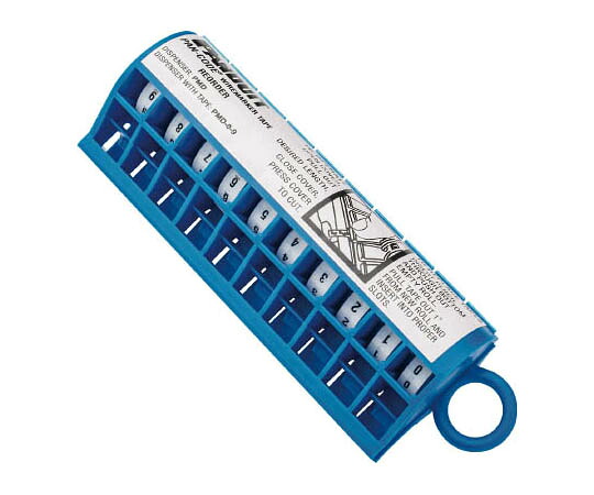 パンドウイットコーポレーション 数字マーカーテープセット 1セット(10巻入) PMD09