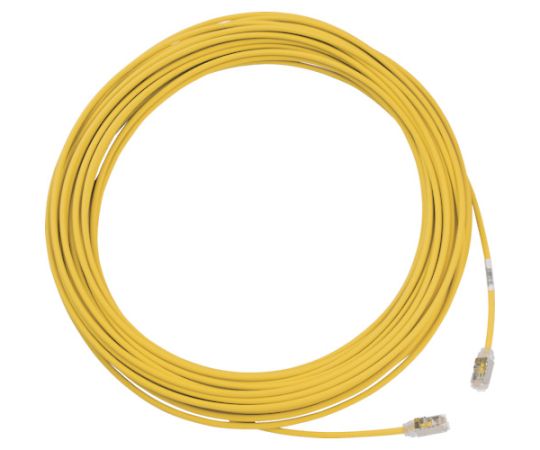 パンドウイットコーポレーション カテゴリ6A細径シールドパッチコード　10m　黄 1本 STP28X10MYL