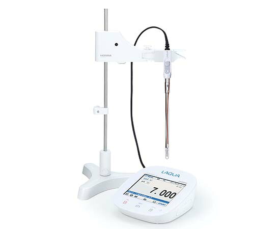 HORIBA 卓上型pH・水質分析機器 ロングToupH電極仕かける(色合い液晶タッチパネルモデル) 1式 F-72L
