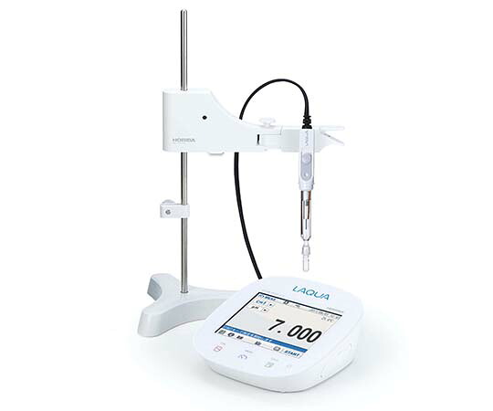 HORIBA 卓上型pH・水質分析機器 衣手ToupH電極仕かける(色合い液晶タッチパネルモデル) 1式 F-72V