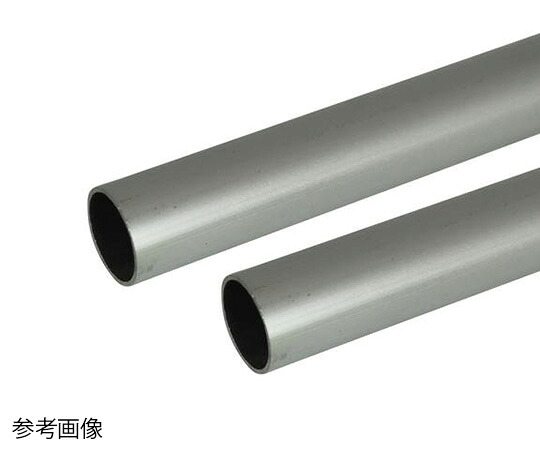安田 軽銀丸煙管 2m 1.5×38粍 しろがね色 2本組  1組(2本入)
