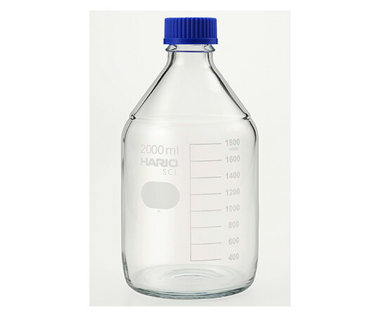 【おまとめお得な２個書き割り】HARIO 耐熱ねじ口瓶（液切輪っか付） GL-45 2000mL NBO-2L-SCI 1本