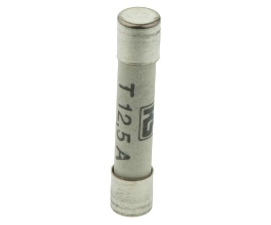 RS Pro 陶器管電気ヒューズ 12.5A （タイムラグ） 6.3ｘ32粍 500V ac 209-9305 1袋(10個入)