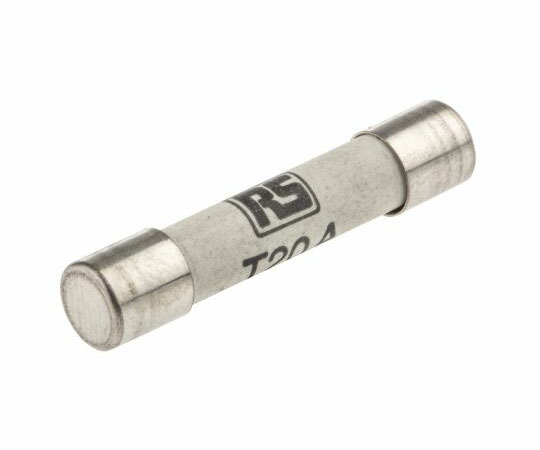 RS Pro 陶器管電気ヒューズ 20A （タイムラグ） 6.3ｘ32粍 440V ac 209-9333 1袋(10個入)