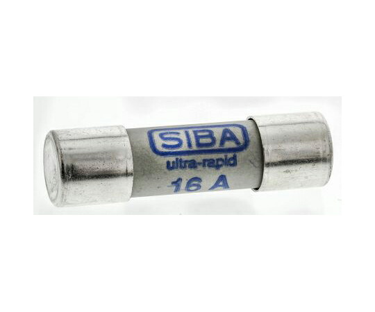 店内全品ポイント5倍★要エントリー★SIBA （シバ）　セラミック管ヒューズ　16A　10ｘ38mm　700V　ac 50-179-06/16A 1袋(5個入)｜Shop de clinic店