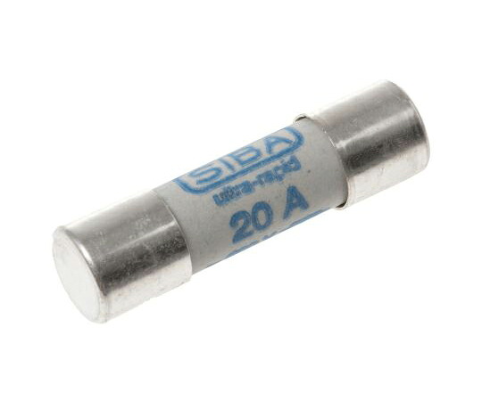 SIBA （シバ）　セラミック管ヒューズ　20A　10ｘ38mm　700V　ac 50-179-06/20A 1袋(5個入)