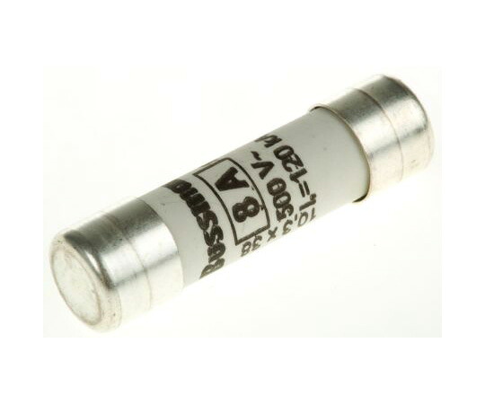 Cooper　Bussmann Eaton　/　Bussmann　（イートン/バスマン）　セラミック管ヒューズ　8A　10ｘ38mm　500V　ac C10G8 1袋(10個入)