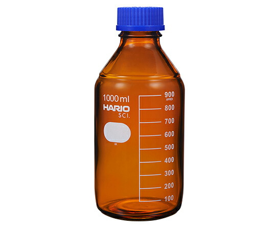 【おまとめお得な２個セット】HARIO (茶)耐熱ねじ口瓶（液切リング付）　GL-45　1000mL NBB-1L-SCI 1本