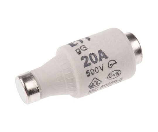 ETI ボトルヒューズ　Diazed　定格電流　20A　DII　500V　ac 2312406 1袋(5個入)