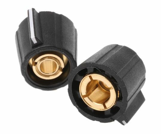 Sifam ノッブ 6.35粍 差しわたし：15.5粍 SP151 250 BLACK 1袋(10個入)