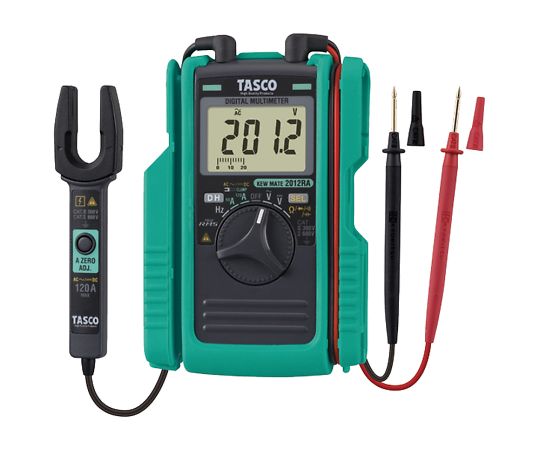 タスコ AC/DCクランプ付デジタルマルチメータ 1個 TA452TM 16,824円