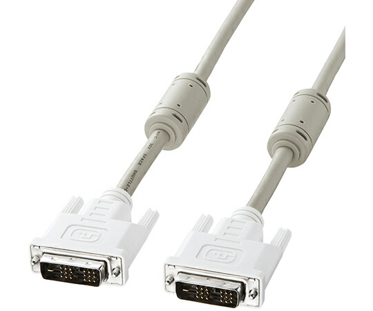サンワサプライ DVIケーブル　シングルリンク　5m 1本 KC-DVI-5K