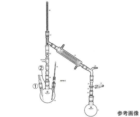 桐山製造所 シュナイダー分留備え付ける 1書き割り AB70B-2-4