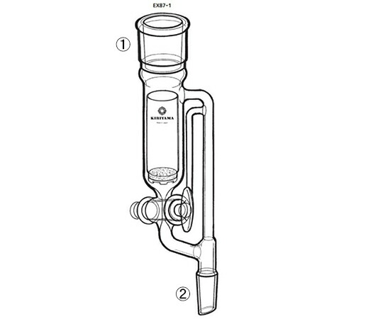 桐山製造所 抽き出し器 1個 EX87-1-11 計測工具-温度計・湿度計-DIY・工具
