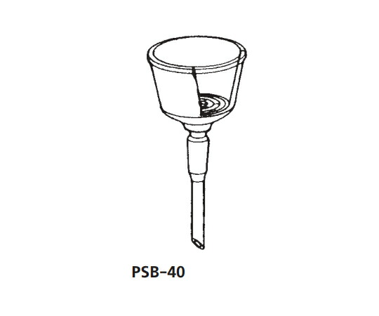 桐山製造所 ポリエチレン（PE）製桐山ロートR 1個 PSB-40