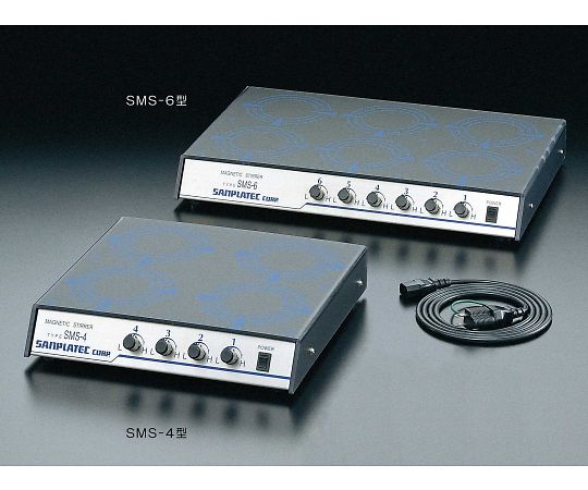 サンプラテック マグネチックスターラー　SMS-4 1台 03801