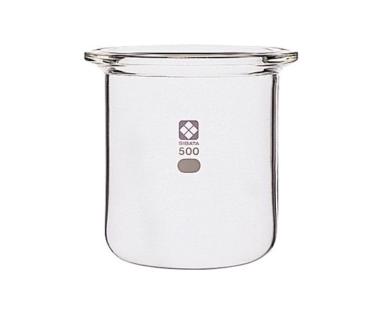 柴田科学 セパラブルフラスコ　円筒形　バンド式　85mm　500mL