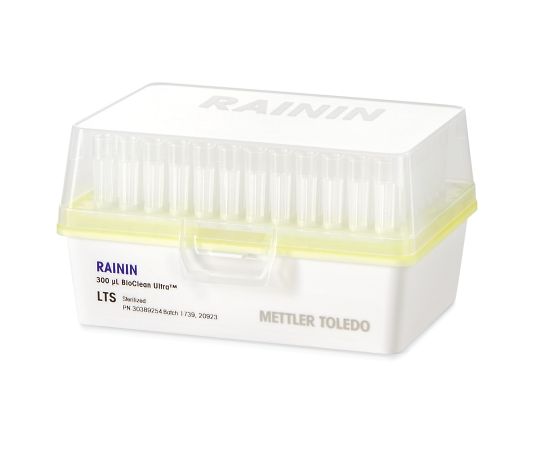メトラー・トレド　レイニン 低吸着汎用チップ（リムーバブルカバーラック入）ローリテンションチップ　RT UNV 300μL LS 768A/8 1個(96本×8ラック入) 30389138