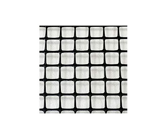 tantore トリカルネット産業用　PP　MS-1黒　ピッチ25mm×25mm　幅1m×長さ1m 1枚