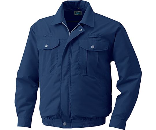 空調服 ポリエステル製フルハーネス仕様空調服　ウエアのみ　ダークブルー　LL 1着 KU9054FC14S4