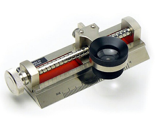 クリアー光学 縞見ルーペ　リネンテスター　1mm＆1/8インチ目盛付　10倍　17mm 1個 I-CW25