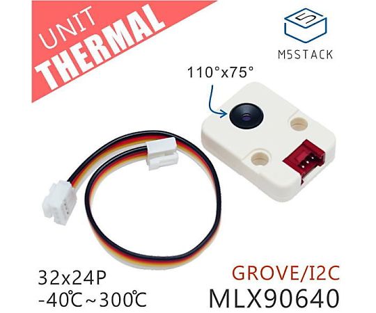 M5Stack M5Stack用ミニサーマルカメラユニット 1個 M5STACK-MINITHERMALCAM-UNIT