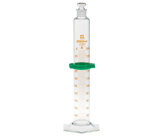 柴田科学 有栓メスシリンダー　スーパーグレード　200mL 1個 023550-200