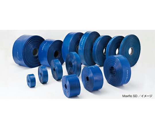 カクイチ 送水ホース　indus　マックスフローSD　3インチ（75mm）　50m巻 1巻(50ｍ入) MaxfloSD-75mmX50m 14,815円