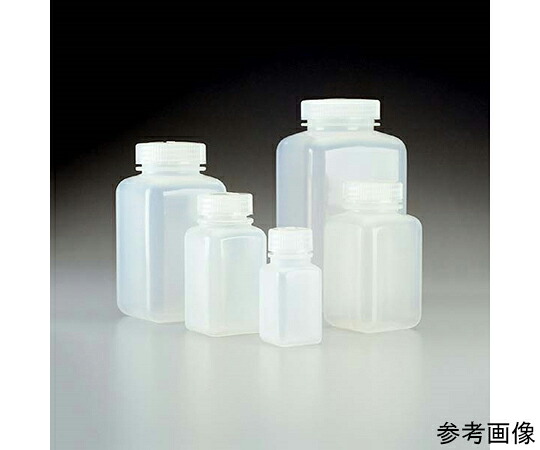 Thermo　Scientific　Nalgene 広口角型ボトル（PPCO）　250mL　12本入 1袋(12本入) 2110-0008JP
