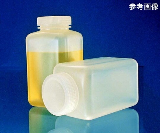 Thermo　Scientific　Nalgene 広口角型ボトル（HDPE）　250mL　12本入 1袋(12本入) 2114-0008JP