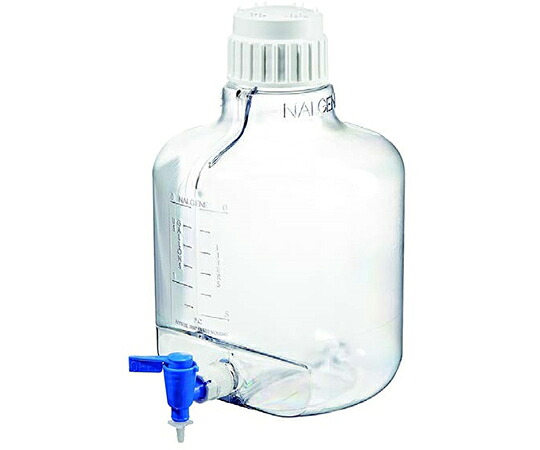 Thermo　Scientific　Nalgene 活栓付丸型クリアボーイ（PC）　20L 1本 2317-0050
