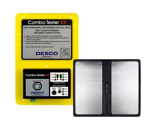 DESCO リストストラップ＆シューズチェッカー　デュアルフットプレート付き 1セット 19270 91,394円