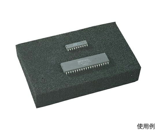 店内全品ポイント5倍★要エントリー★DESCO 導電性ウレタンフォーム STATFREE 低密度 1個 12400|Shop de clinic店