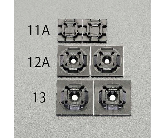 その他 結束バンド用ベース（粘着付/100個）　19.1×19.1mm 1パック(100個入) EA475GB-11A