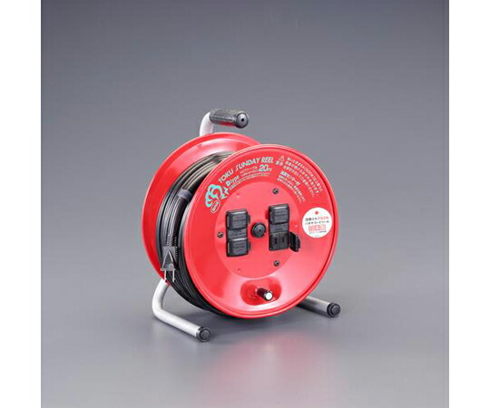 その他 コードリール（温度センサー付）　AC125V/15A/20m 1台 EA815BA-20