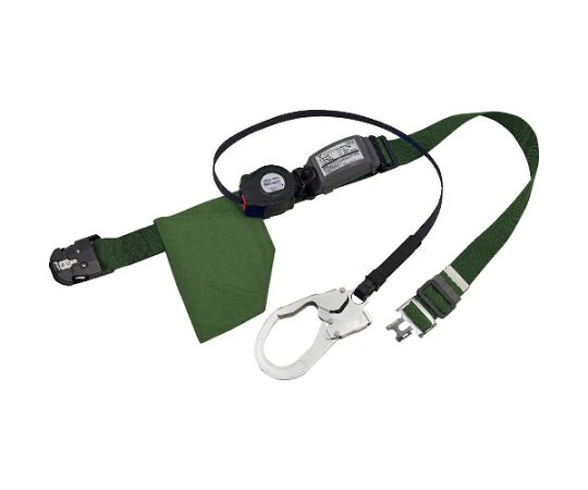 サンコー（タイタン） REELOCK　S2NEOライト　ロック装置付巻取器式胴ベルト　グリーン　ワンタッチバックル 1本 OT-SLN505-GR
